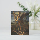 St. Michael und der Satan - Raphael Postkarte (Stehend Vorderseite)