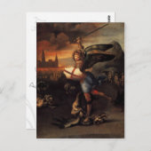 St. Michael und die Postkarte des Drachen (Vorne/Hinten)