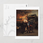 St. Michael und die Postkarte des Drachen (Vorne/Hinten)