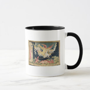 St Michael und seine Engel, die den Drachen Tasse