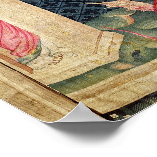 St. Michael und seine Engel kämpfen den Drachen Poster (Ecke)