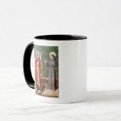 St Michael und St Francis von Assisi, c.1480 Tasse (Vorderseite Links)