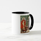 St Michael und St Francis von Assisi, c.1480 Tasse (VorderseiteRechts)
