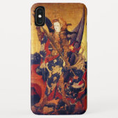 St. Michael Vanquishing Devil as Mittelalterlicher Case-Mate iPhone Hülle (Rückseite)