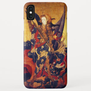 St. Michael Vanquishing Devil as Mittelalterlicher Case-Mate iPhone Hülle