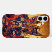 St. Michael Vanquishing Devil as Mittelalterlicher Case-Mate iPhone Hülle (Rückseite (Horizontal))