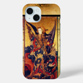 St. Michael Vanquishing Devil as Mittelalterlicher Case-Mate iPhone Hülle