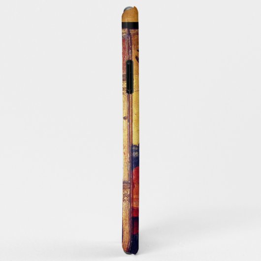 St. Michael Vanquishing Devil as Mittelalterlicher Case-Mate iPhone Hülle (Hinten/Rechts)