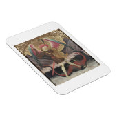 St Michael Vanquishing Evil, c.1480 (tempera on pa Magnet (Rechte Seite)