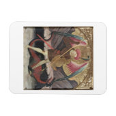 St Michael Vanquishing Evil, c.1480 (tempera on pa Magnet (Horizontal)