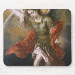St Michael verbannt den Teufel zum Abgrund Mousepad