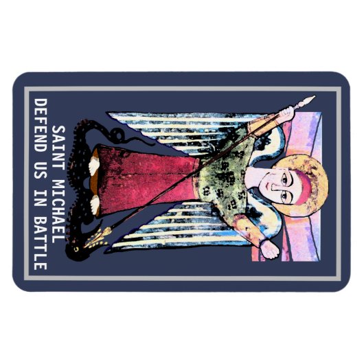 St. Michael verteidigen  Magnet (Horizontal)