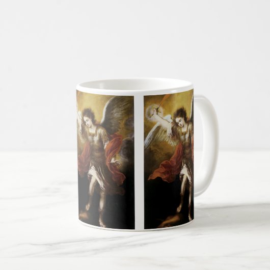 St Michael von Murillo Kaffeetasse (VorderseiteRechts)