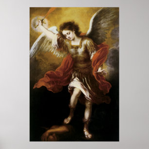 St Michael von Murillo Poster