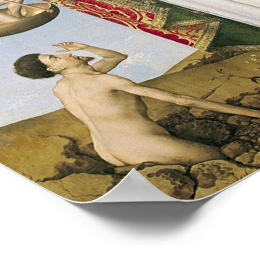 St. Michael Weighing die Soule Poster (Ecke)