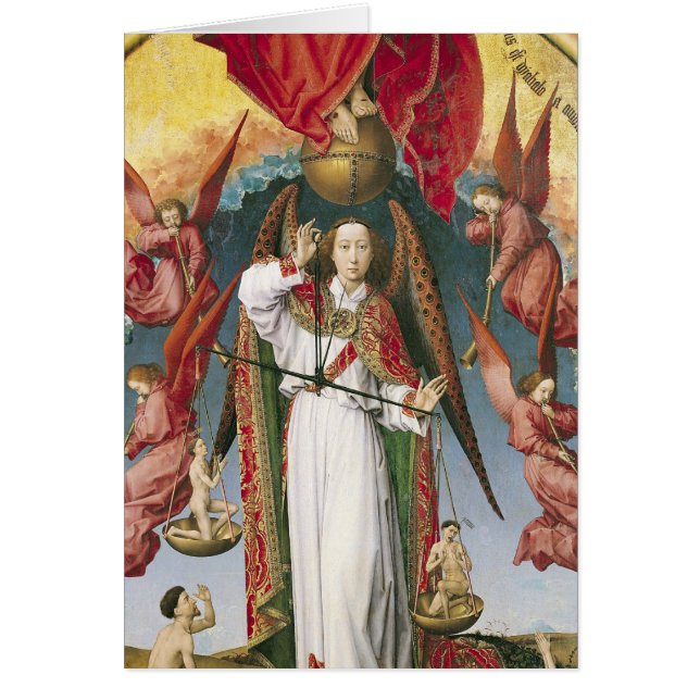 St Michael, welches die Soule wiegt (Vorne)