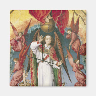 St Michael, welches die Soule wiegt Magnet