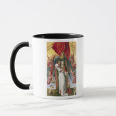St Michael, welches die Soule wiegt Tasse (Links)