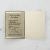 St- Michaelgruß-Karte w/prayer Karte (Innenseite)