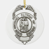 St- Michaelpatrouillen-Heiliges der Polizei Keramik Ornament (Vorne)