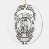 St- Michaelpatrouillen-Heiliges der Polizei Keramik Ornament (Links)