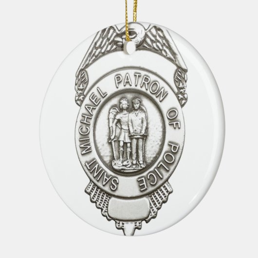 St- Michaelpatrouillen-Heiliges der Polizei Keramik Ornament (Links)