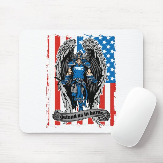 St- Michaelpolizei verteidigt uns im Kampf Mousepad (Mit Mouse)