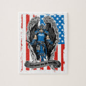 St- Michaelpolizei verteidigt uns im Kampf Puzzle (Vertikal)