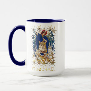 St. Michael's Archangel Angel Icon katholisch Tasse