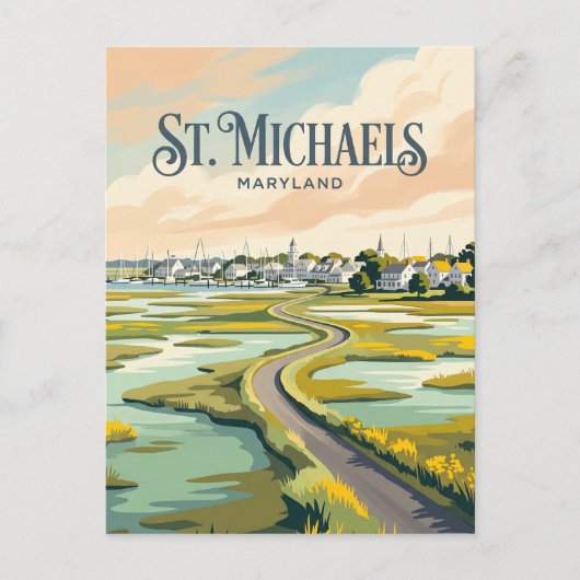 St. Michaels Maryland Postkarte (Vorderseite)