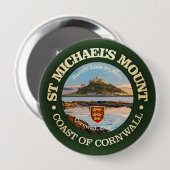 St. Michael's Mount Button (Vorne & Hinten)