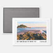 St. Michael's Mount, Cornwall, England Magnet (Vorderseite/Rückseite)