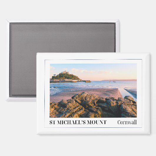St. Michael's Mount, Cornwall, England Magnet (Vorderseite/Rückseite)