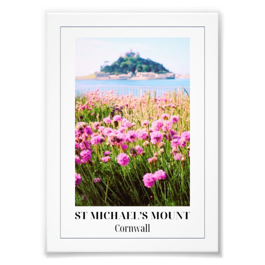 St. Michael's Mount, Cornwall Fotodruck (Vorne)