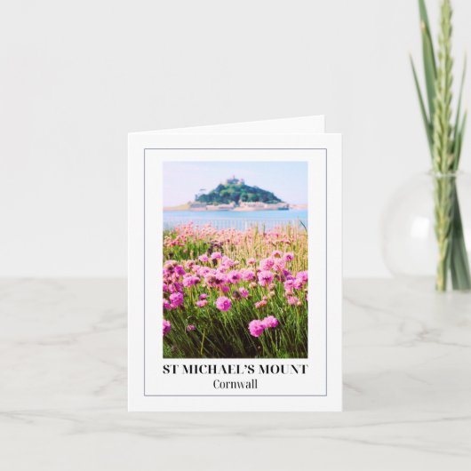 St. Michael's Mount, Cornwall Karte (Vorderseite)