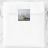 St. Michael's Mount, Cornwall Quadratischer Aufkleber (Tasche)