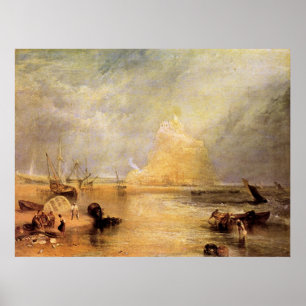 St. Michaels Mount, Cornwall von Joseph Turner Poster