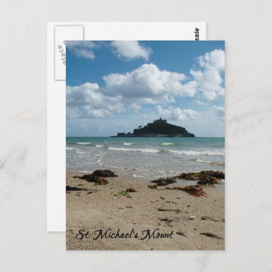 St. Michael's Mount Marazion Cornwall England Postkarte (Vorne/Hinten)