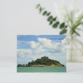 St. Michael's Mount Marazion Cornwall England Postkarte (Stehend Vorderseite)