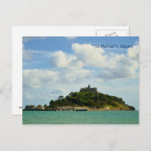 St. Michael's Mount Marazion Cornwall England Postkarte (Vorne/Hinten)