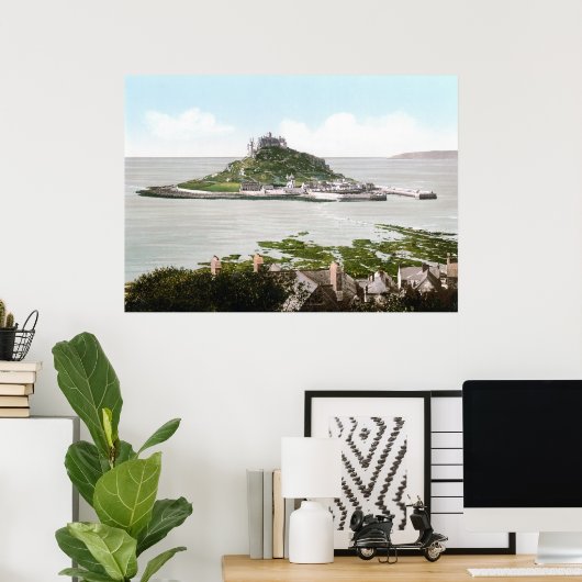 St. Michael's Mount Poster (Heimbüro)