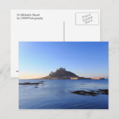 St.Michael's Mount Postkarte (Vorne/Hinten)
