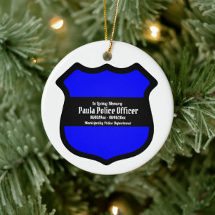 St. Michaels Schild (Stil 3) Rund Keramik Ornament