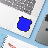 St. Michael's Shield 1-UP Aufkleber (Laptop mit iPhone)