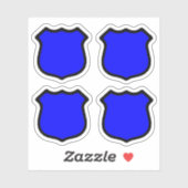 St. Michael's Shield 4-UP Aufkleber (Blatt)