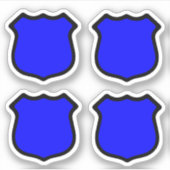 St. Michael's Shield 4-UP Aufkleber (Vorderseite)