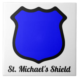 St. Michael's Shield Fliese