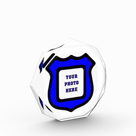 St. Michael's Shield Octagonal Fotoblock (Links)