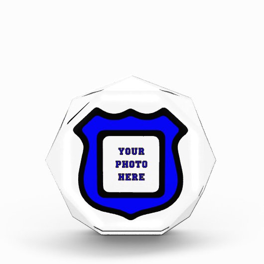 St. Michael's Shield Octagonal Fotoblock (Vorderseite)