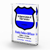 St. Michael's Shield Service Recognition Fotoblock (Rechts)